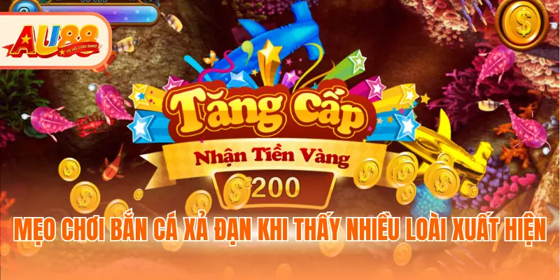 Mẹo chơi bắn cá xả đạn khi thấy nhiều loài xuất hiện